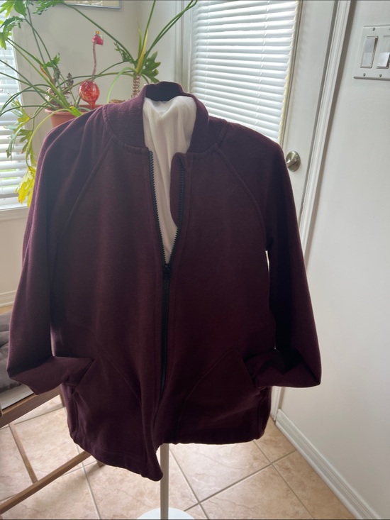 lululemon athletica Jackets & Blazers - lululemon athletica Zip-Up Jacket in Deep Burgundy